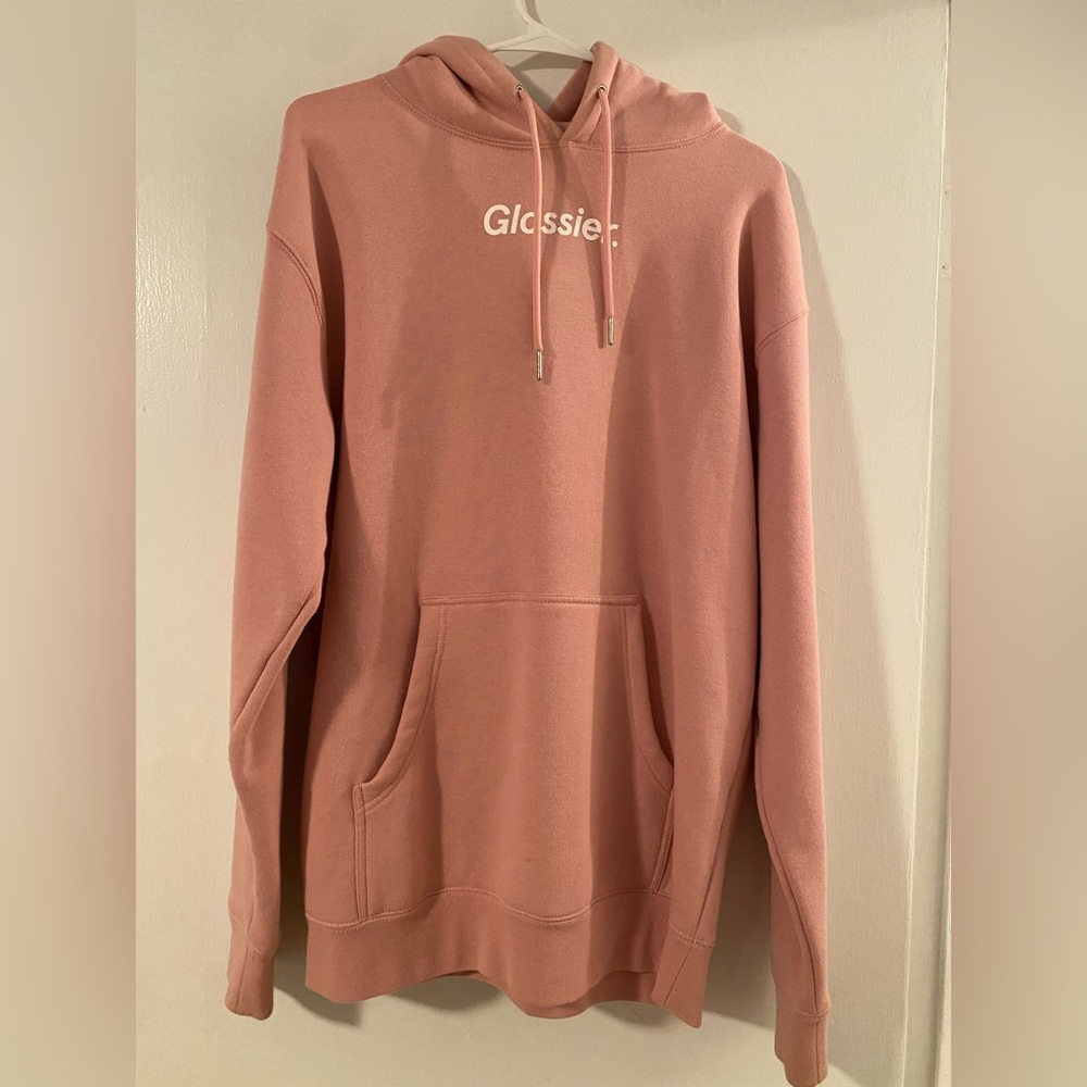 Glossier Original Pink Hoodie